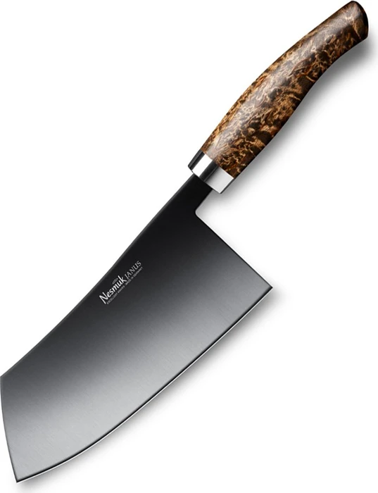 Nesmuk Janus Chinesisches Kochmesser 18cm karelische maserbirke