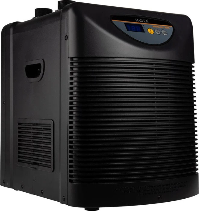 Hailea HC Series 300A Aquarienkühler, Durchlaufkühler mit Kompressor, 100-, schwarz