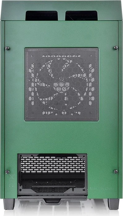 Thermaltake The Tower 100 Racing Green, grün, Glasfenster, Mini-ITX
