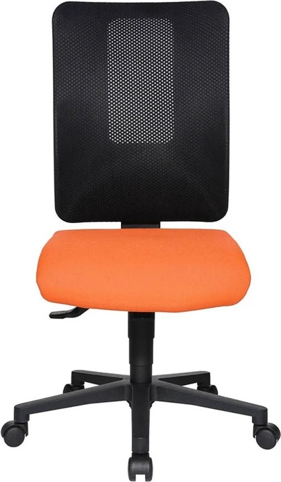 Topstar Open X (N) Bürostuhl, Fußkreuz Kunststoff schwarz, Bezug Stoff orange