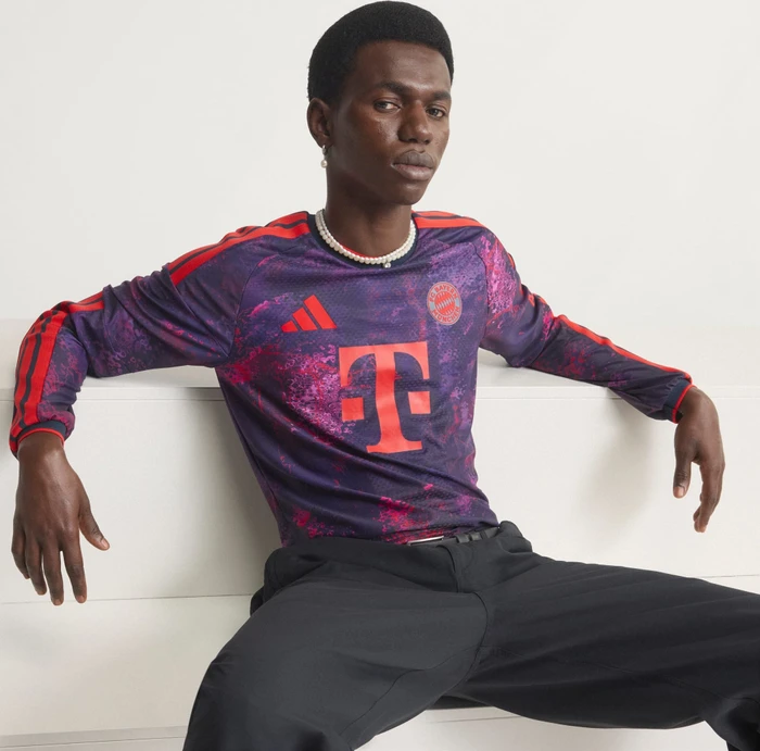 adidas FC Bayern München Authentic 2026/2027 Ausweichtrikot langarm (Herren)