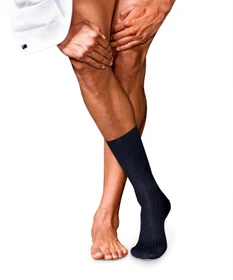 Falke No. 7 Finest Merino Socken dark navy (Herren)