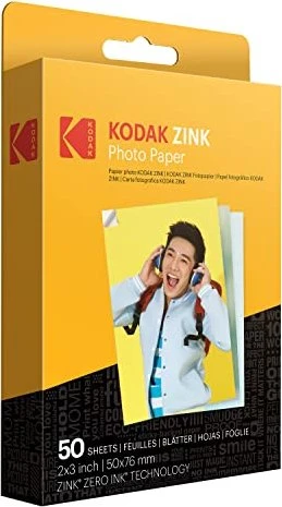 Kodak ZINK Fotopapier weiß, 50x76mm, 50 Blatt