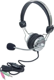 Manhattan Stereo Headset silber