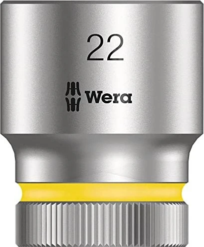 Wera 8790 HMC Zyklop Außensechskant Steckschlüssel 1/2", 22x37mm
