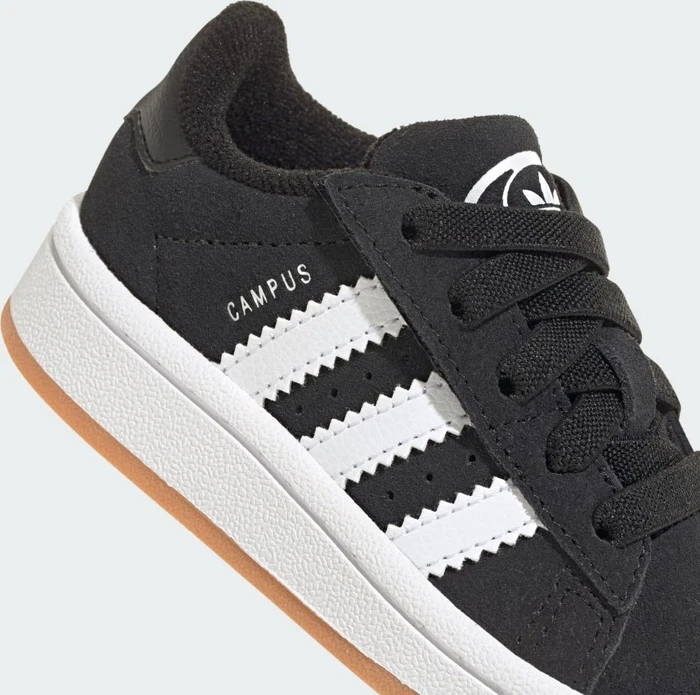 adidas Campus 00s Comfort Closure Elastic Lace core black/cloud white/gum (Junior)