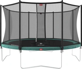 Berg Favorit Regular inkl. Sicherheitsnetz Comfort 430cm Trampolin grün