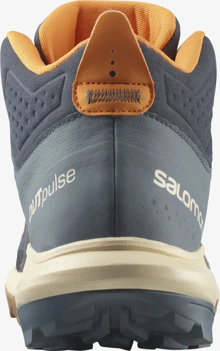 Salomon OUTpulse Mid GTX ebony/bleached sand/vibrant orange (Herren)
