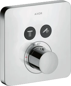 Hansgrohe Axor ShowerSelect softcube Thermostat mit 2 Ventilen edelstahloptik