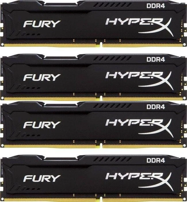 Kingston FURY schwarz UDIMM 32GB Kit, DDR4-2666, CL16-18-18, 1RX8
