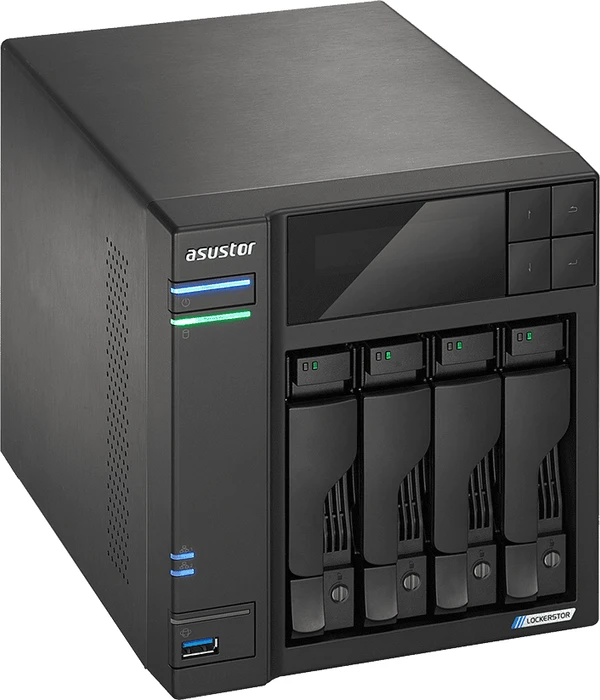 Asustor Lockerstor 4 AS6604T, 4GB RAM, 2x RJ-45 2.5GBase-T, 3x USB-A 3.0
