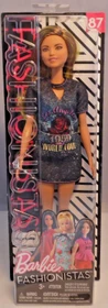 Mattel Barbie - Fashionistas mit gelben Strähnchen und Printkleid