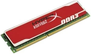 Kingston FURY Red Limited Edition UDIMM 8GB Kit, DDR3-1600, CL9-9-9-27