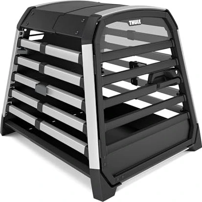 Thule Allax M kompakt, Hundebox fürs Auto, schwarz/grau