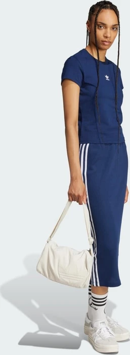 adidas Essentials Slim T-Shirt kurzarm night indigo (Damen)