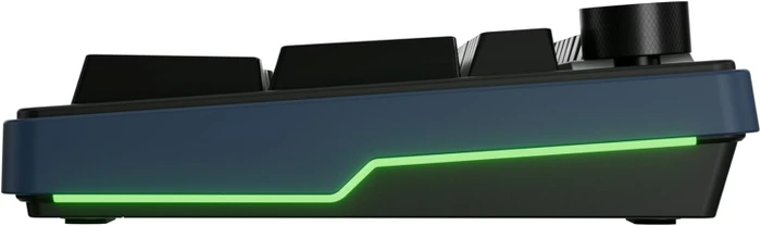 Ducky OK-M-98, Black and Blue, KKT Red Wine Linear, USB/Bluetooth, DE