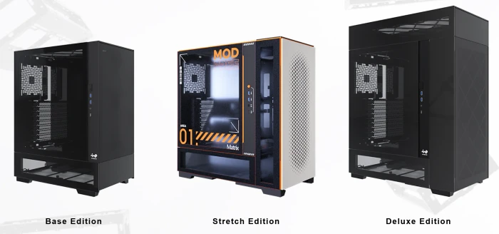 In Win Modfree Base Edition, Glasfenster