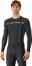 Castelli Merino Seamless Baselayer Funktionsshirt langarm schwarz (Herren)