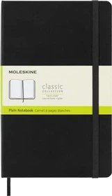 Moleskine Klassik Notizbuch, 130x210mm, glatt, fester Einband Large, schwarz, 240 Blatt