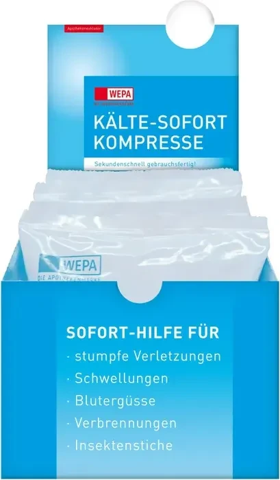 Wepa Kälte Sofort Kompresse, 15 x 21cm, 1 Stück