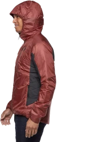 Black Diamond Vision Hybrid Hoody Funktionsjacke dark crimson (Herren)