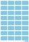 Herma Vielzwecketiketten, 12x18mm, hellblau, 7 Blatt (224 Etiketten) Vorschaubild