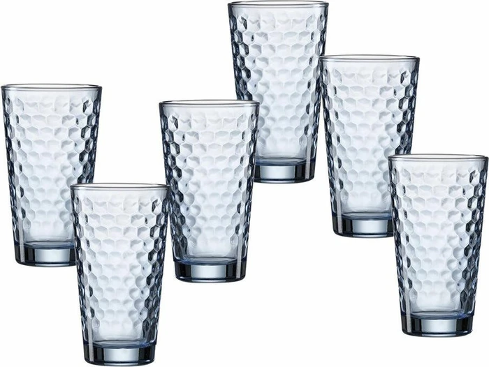 Ritzenhoff & Breker Favo Longdrinkglas blau, 6 Stück