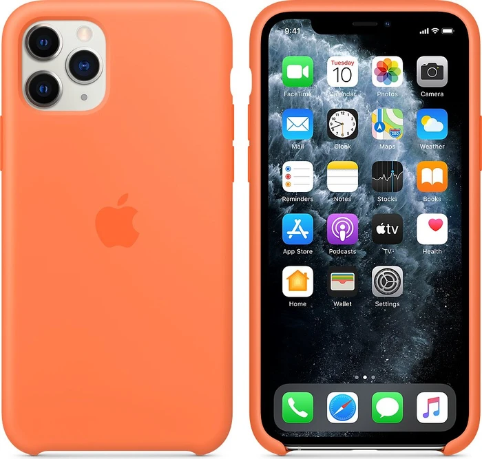 Apple Silikon Case für iPhone 11 Pro Vitamin C