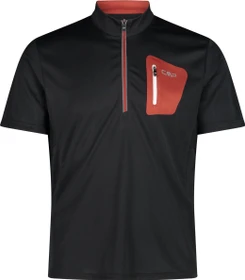 CMP Free Bike Half Zip Trikot kurzarm antracite/rust (Herren)