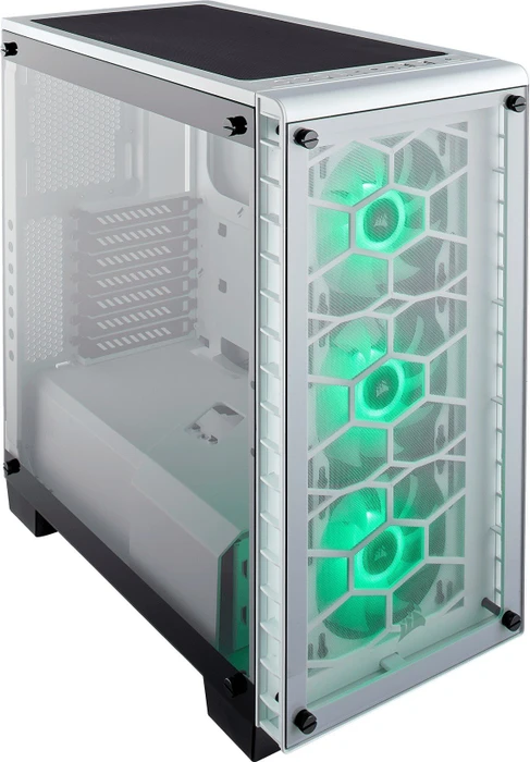 Corsair Crystal Series 460X RGB weiß, Glasfenster