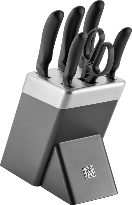 Zwilling Style Messerblock-Set anthrazit, 7-tlg.