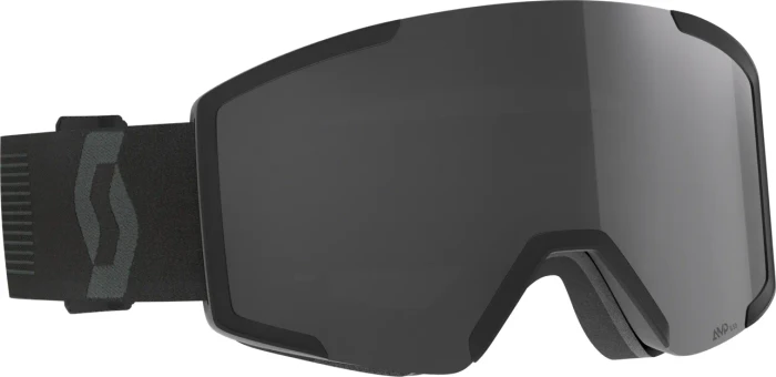 Scott Shield + Extra Brillenscheibe mineral black/amp black chrome