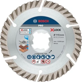 Bosch Professional X-LOCK Standard for Universal Diamanttrennscheibe, 115x2x22.23mm, 1 Stück