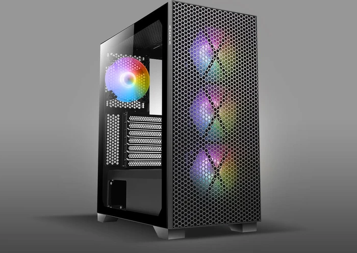 AZZA Hive M 450, Glasfenster