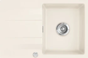 systemceram Genea 75 F Einbau Becken reversibel mit Ablauffernbedienung jasmin