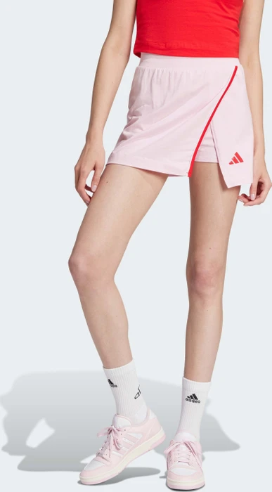 adidas Essentials Color-Pop Cotton Skort kurz clear pink (Damen)