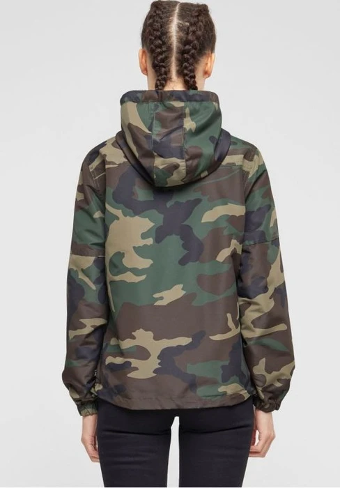 Brandit Windbreaker Summer Frontzip Jacke woodland (Damen)