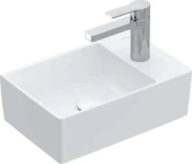 Villeroy & Boch Memento 2.0 Handwaschbecken 40x26x11cm, ohne Überlauf, weiß alpin ceramicplus
