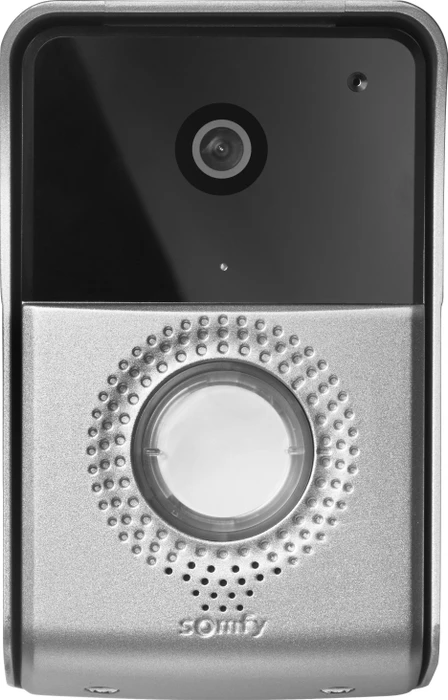 Somfy V500 Videotürsprechanlage Aluminium-Schwarz, Set