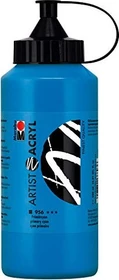 Marabu Artist Acryl Acrylfarbe, primärcyan, 500ml