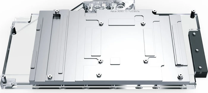 Alphacool Eisblock Aurora Acryl GPX-N RTX 3090 TI Strix/TUF mit Backplate