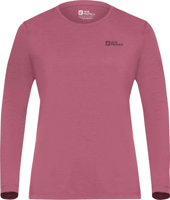 Jack Wolfskin Vonnan Funktionsshirt langarm raisin (Damen)