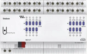 Theben RM 16 T KNX Kombiaktor 16/8-fach, 16A, 8TE REG, Schaltaktor/Jalousieaktor