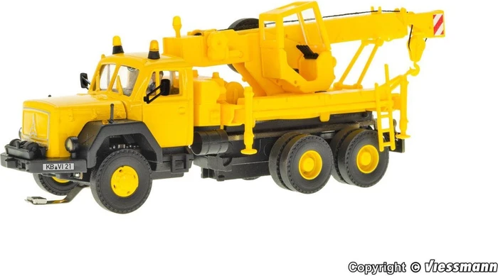 Viessmann - Spur H0 - CarMotion - MAGIRUS DEUTZ 3-achs Bergekran mit Rundumleuchten