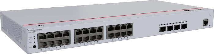 Huawei eKit SME Network eKitEngine S220 Series Rackmount Gigabit Managed Switch, 24x RJ-45, 4x SFP+, 400W PoE+