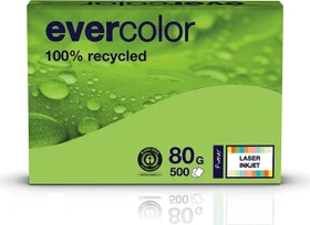 Clairefontaine evercolor Universalpapier matt lindgrün, A4, 80g/m², 500 Blatt