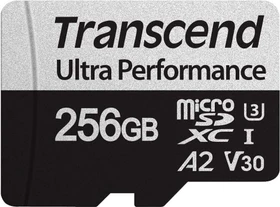 Transcend 340S R160/W125 256GB Kit, UHS-I U3, A2, Class 10