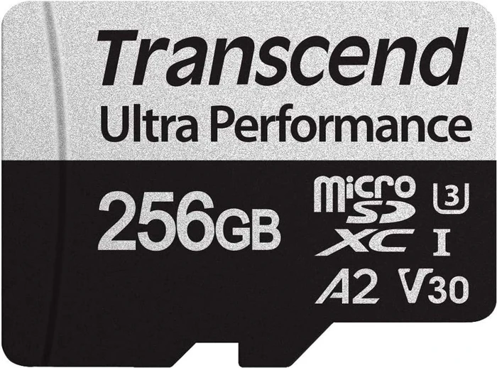 Transcend 340S R160/W125 256GB Kit, UHS-I U3, A2, Class 10