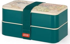 Legami Lunchbox Stapelbox Aufbewahrungsbehälter travel, 2-tlg.