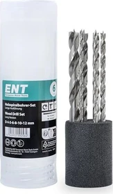 ENT HSS-G Holzbohrer-Sortiment, 6-tlg.